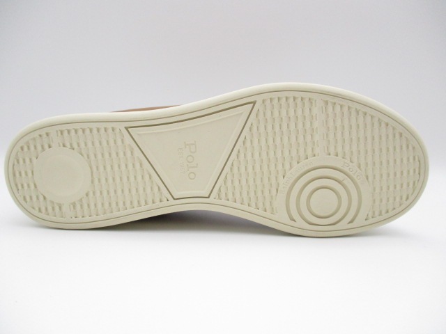 POLO　RALPH LAUREN HERITAGE COURTⅡ-LEATHER TAN/ECRU PP