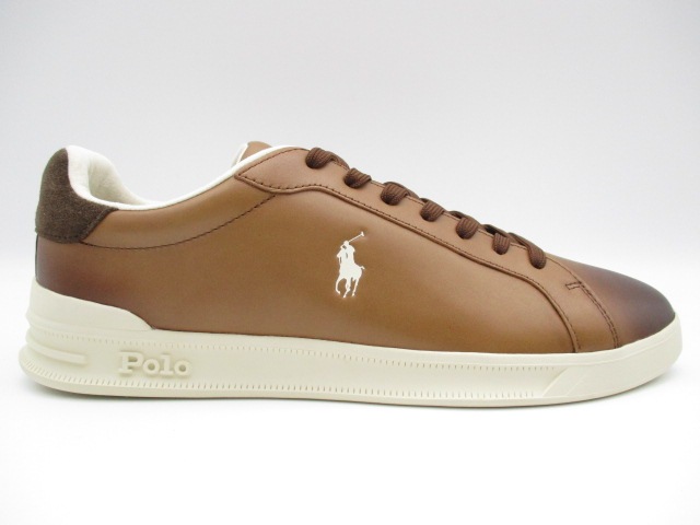 POLO　RALPH LAUREN HERITAGE COURTⅡ-LEATHER TAN/ECRU PP