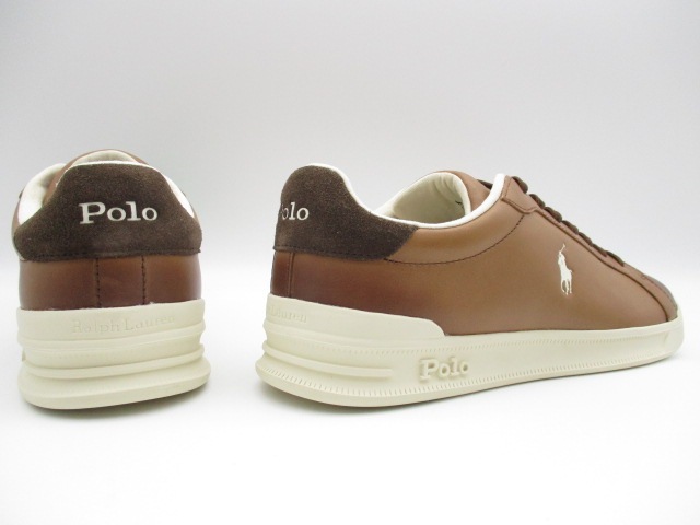 POLO　RALPH LAUREN HERITAGE COURTⅡ-LEATHER TAN/ECRU PP