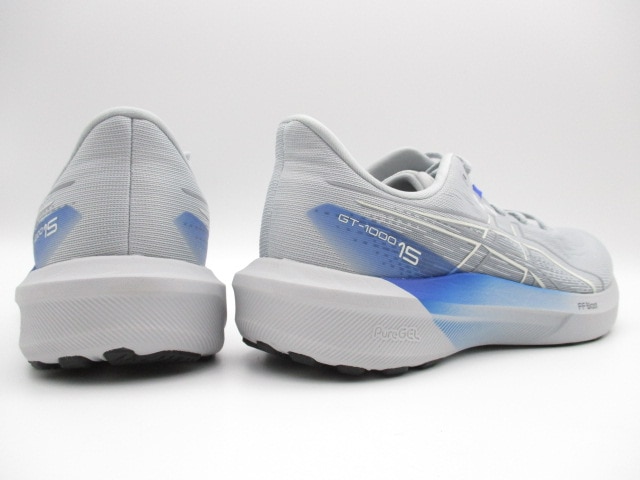 ASICS アシックス GT-1000 15 020 ライトグレー/ブルー エクストラワイド(幅広4E～5E相当)