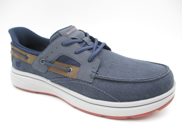 スケッチャーズ SLIP-INS Relaxed Fit :Troutt-Davey 205599-NVY