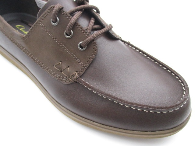 クラークス　Bratton Boat 779J Dark Brown Lea