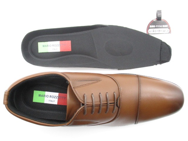 MARIO ROZZETTY 2200 ブラウン 幅広4E 防水