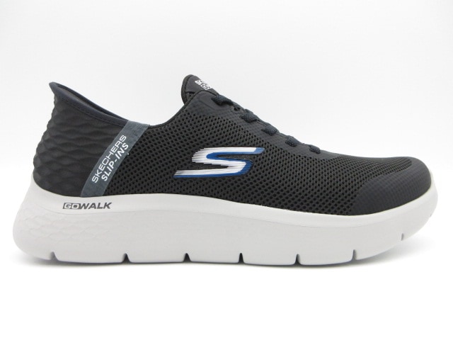 スケッチャーズ Slip-ins GO WALK FLEX-HANDS UP ワイドフィット(4E相当) 216324WW-BKGY