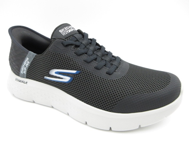 スケッチャーズ Slip-ins GO WALK FLEX-HANDS UP ワイドフィット(4E相当) 216324WW-BKGY