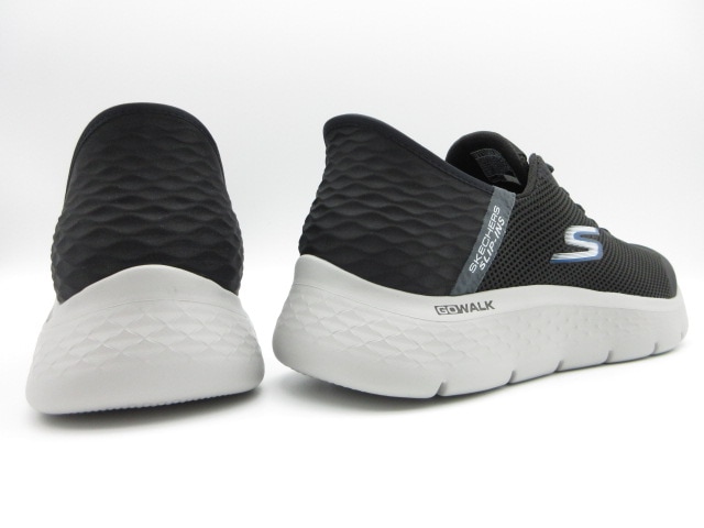 スケッチャーズ Slip-ins GO WALK FLEX-HANDS UP ワイドフィット(4E相当) 216324WW-BKGY