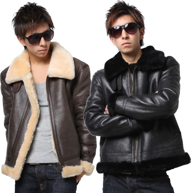 【ビッグサイズ】schott フライトジャケット　B-3 ムートン　羊革　46 Schott N.Y.C ショット SCHOTT 257S B-3 シープスキン ボマー