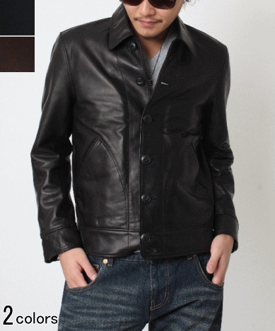 日本製】革ジャン ホースオイル スポーツジャケット レザージャケット