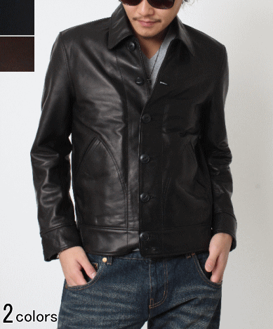 日本製】革ジャン ホースオイル スポーツジャケット レザージャケット