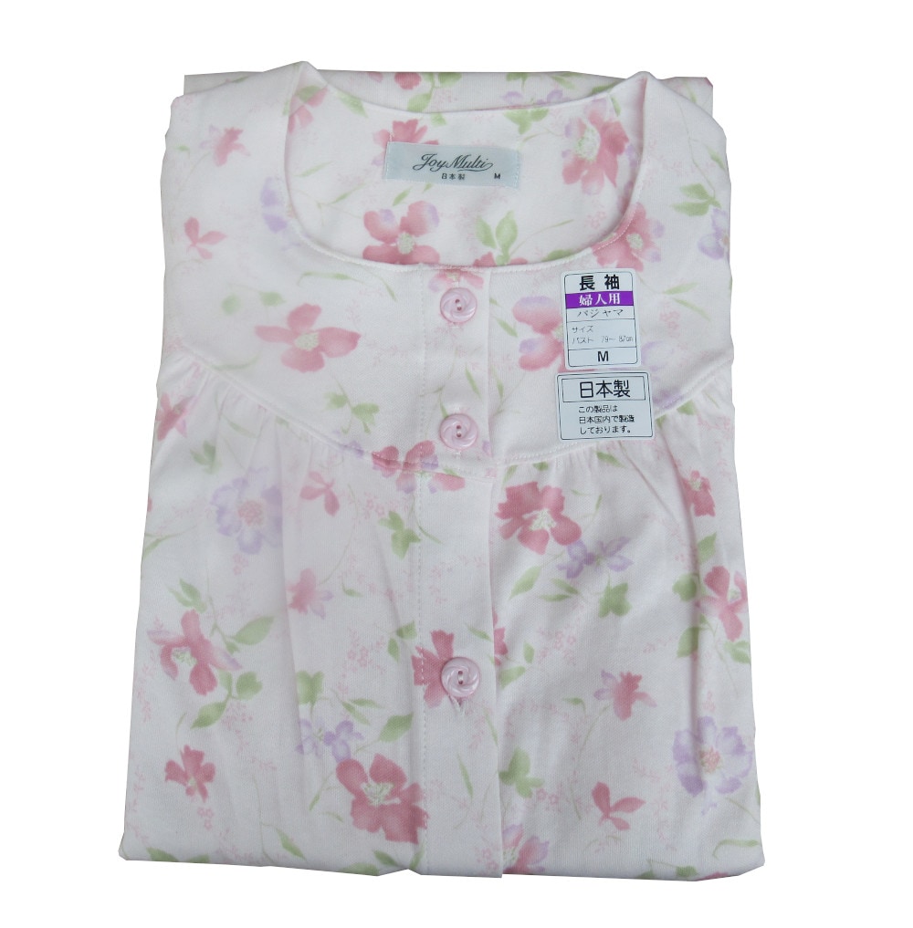 リバティ　七分袖長ズボン　パジャマ 新品 M 　婦人　女性用　レディース 花柄 LIBERTY. - リバティ 七分袖長ズボン パジャマ 新品 M 婦人 女性