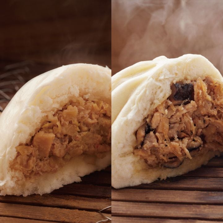 ブタまん＆プレミアム肉まん詰合せ（化粧箱入）送料込み　<br>ブタまん3個・プレミアム肉まん2個　