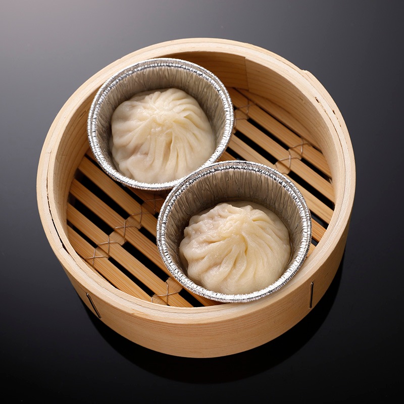 江戸清【湯杯小龍包（フカヒレ）】～1袋に2個入り  横浜中華街の食べ歩きで大人気のカップ入り小籠包。よるのブランチで紹介されました。