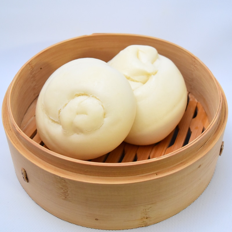 【花捲(はなまき)】2個入り  SNSでじわじわ話題の中華蒸しパン そのまま食べても料理を挟んで食べても美味しい