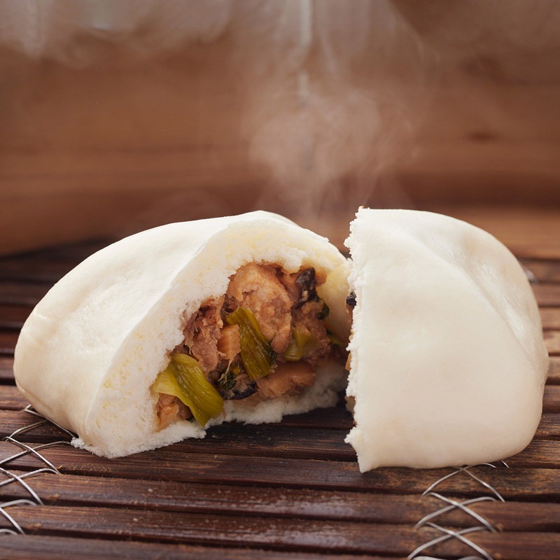 江戸清　人気中華まんセット（化粧箱入）<br>ブタまん　エビチリまん　豚角煮まん　チャーシュー包　すき焼きまん　クルミ入り黒ゴマあんまん　