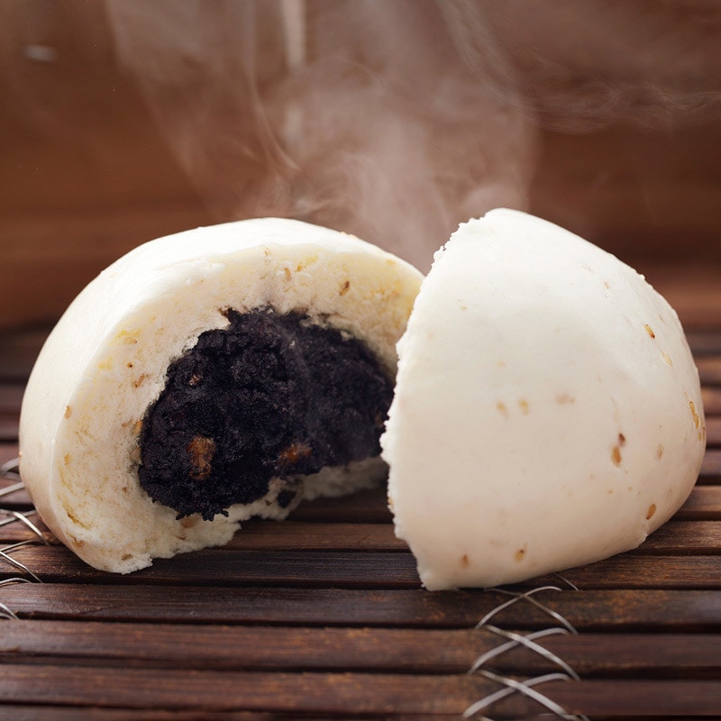 お試し点心セット（化粧箱なし）送料込み ブタまん・クルミ入り黒ゴマあんまん・エビチリまん・エビ入りシウマイの詰め合わせ