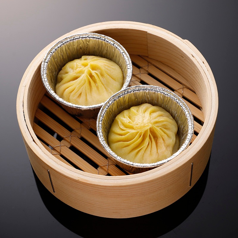 江戸清【湯杯小龍包（かに味噌）】～1袋に2個入り  横浜中華街の食べ歩きで大人気のカップ入り小籠包。よるのブランチで紹介されました。