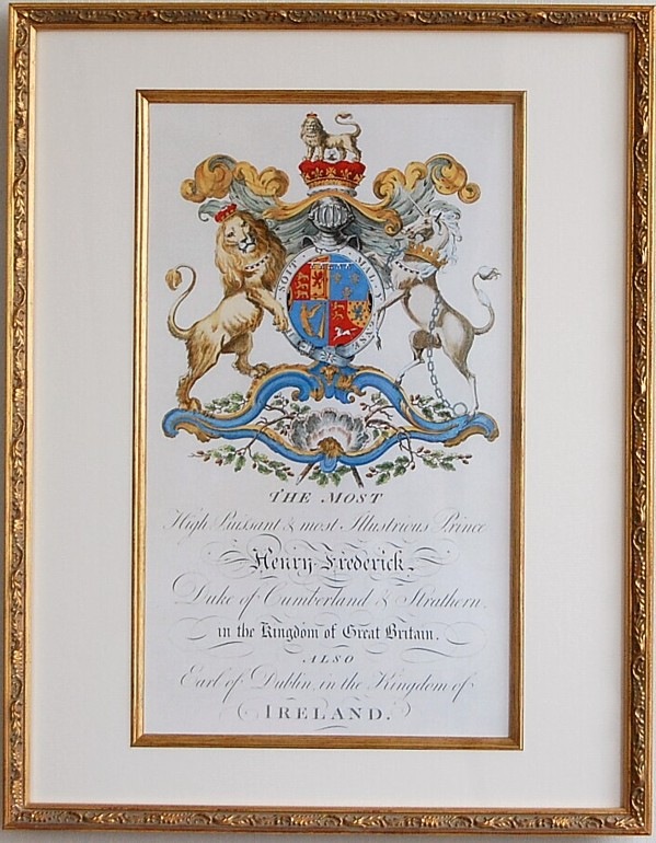 英国の紋章 ブルー系