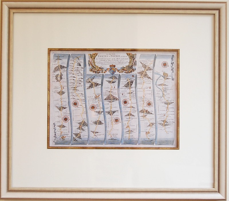 �ѹ�����ɥޥå� 1675ǯ������65*57cm��