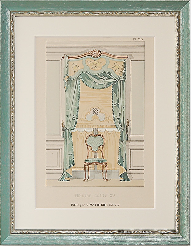 フランスアンティーク ルイ15世ジャルディニエール 花鎖ガーランド