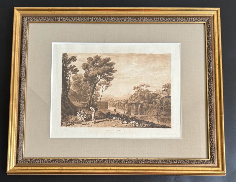 J.M.ウィリアム　ターナー　1775〜1851 銅版画 J.M.ウィリアム ターナー 1775〜1851 銅版画 J.M.ウィリアム