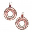 [ziio] O EARRING ( RED )
