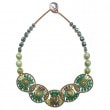 [ziio] COSMIC NECKLACE ( GREEN )