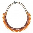 [ziio] MISTINGUETT NECKLACE ( ORANGE )