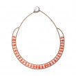 [ziio] ESSENTIEL NECKLACE ( ORANGE )