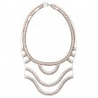 [ziio] NET NECKLACE ( GREY )