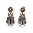 [ziio] FUJI EARRING ( BLACK )