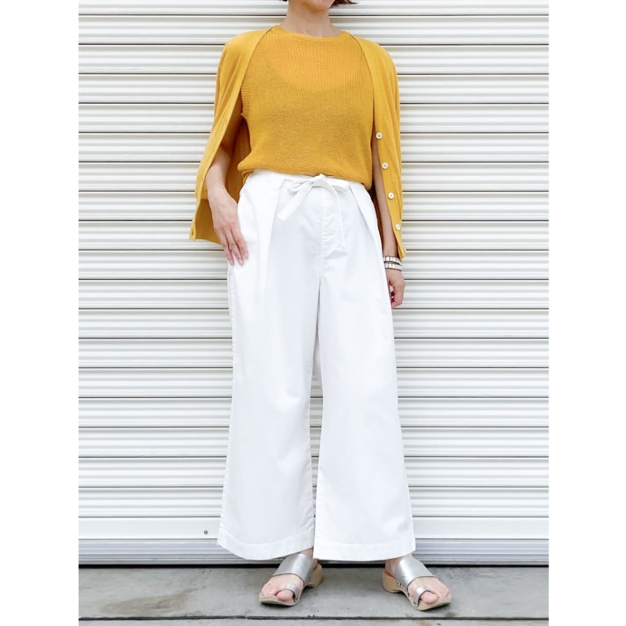 Harriss] Tucked wide collar denim | KANEMAN E-STORE 