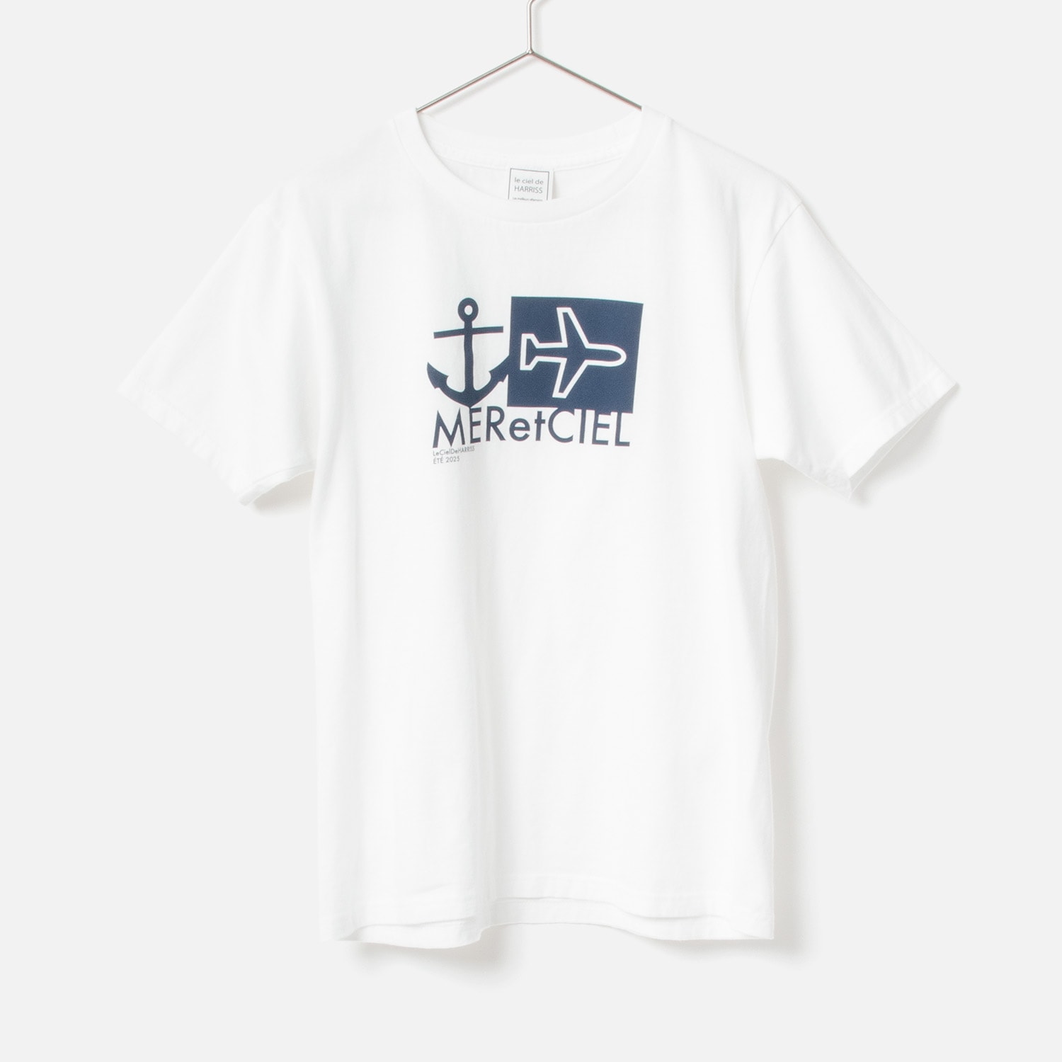 le ciel de HARRISS シャツ 38 le ciel de HARRISS] Basic T-shirt_mer et ciel_Off white(02