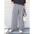 [Harriss] Tucked semi-wide pants