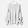 [Harriss] Feather Sleeve Knit Pullover