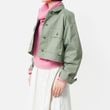 [le ciel de HARRISS] Cropped military shirt_khaki(32)