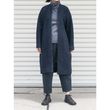 [RaPPELER] Loop Inlay Compression Knit Coat_Navy blue(50)