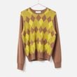 [Harriss] Dia Geometric Pattern Knit Pullover