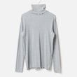 [Harriss  Keiko Okamoto] Cut-rib long turtleneck sweater_Gray(82)