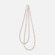 [Harriss �� Keiko Okamoto] Cotton Pearl 2-strand Necklace