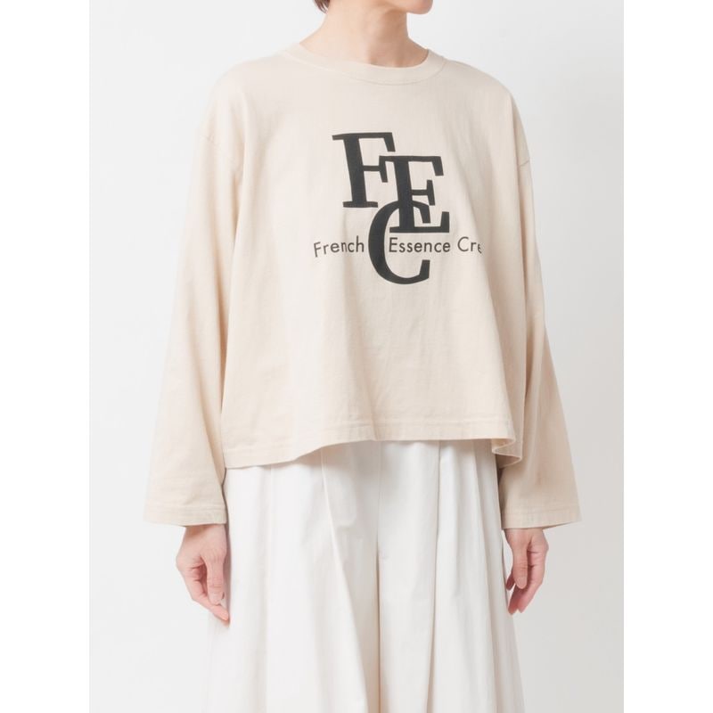 [le ciel de HARRISS] Long-sleeved T-shirt_Team logo style