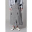 [RaPPELER] Sulfurized Damaged Washed Skirt_Gray(82)