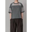 [RaPPELER] Mesh Switching Cut and Sew_Charcoal gray(81)