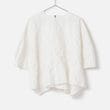[RaPPELER] Ripple Cross Asymmetrical Blouse_White(01)