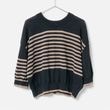 [RaPPELER] 2way Striped Knit_Brown(71)
