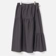 [RaPPELER] Random Tiered Skirt_Dark Brown(70)