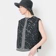[Harriss] Embroidered Lace Vest