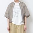 [Harriss] Sheer Front Zip Blouson