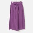 [Harriss] Linen Cropped Wide Pants