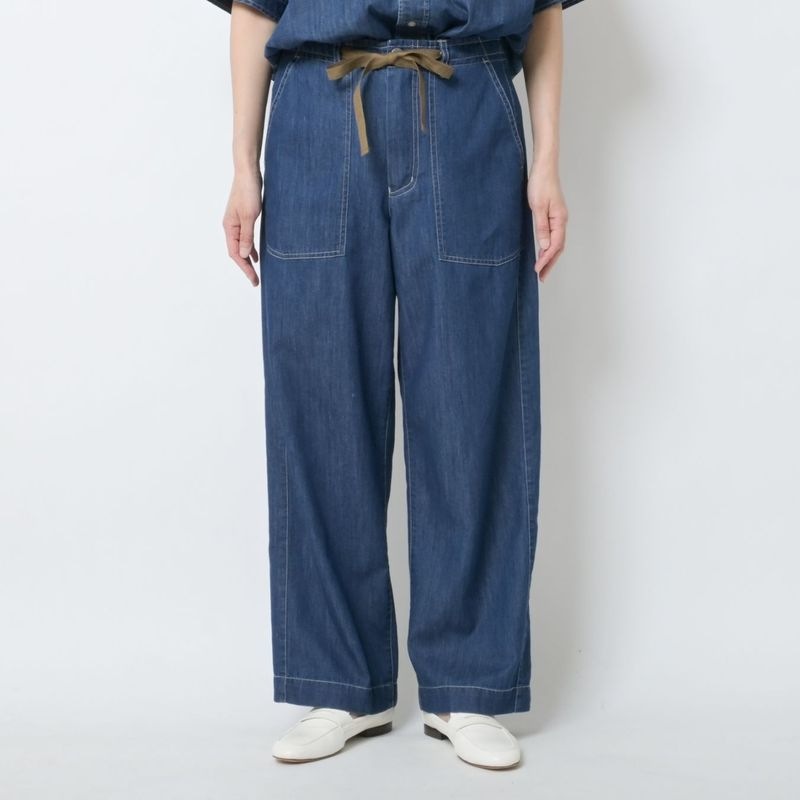 [Harriss] Light Ounce Denim Easy Pants