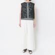 [le ciel de HARRISS] Fringe 5-Pocket Wide Pants_White(01)
